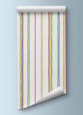 Papel de Parede Infantil - Listrado da Sorte